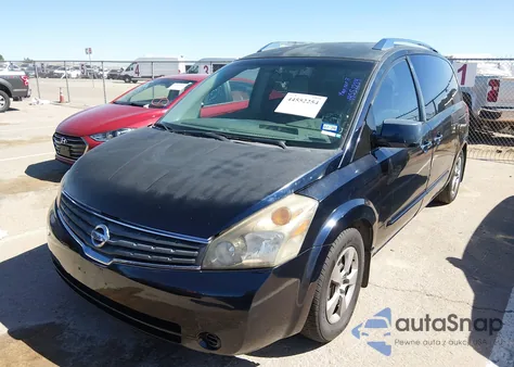 2008 Nissan Quest 3.5 S z USA, uszkodzony, nr VIN 5N1BV28U68N123549